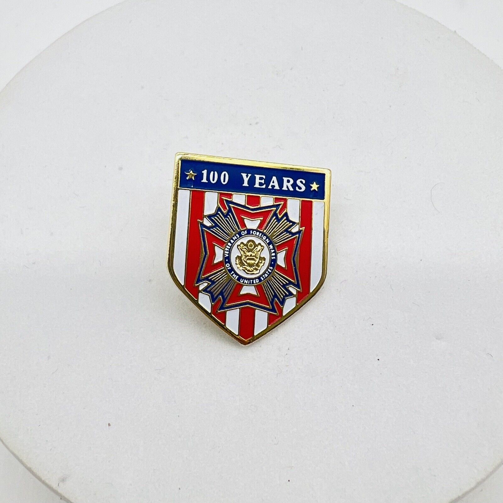 VFW 100 Year Anniversary Lapel Pin Veterans of Foreign Wars of the United States