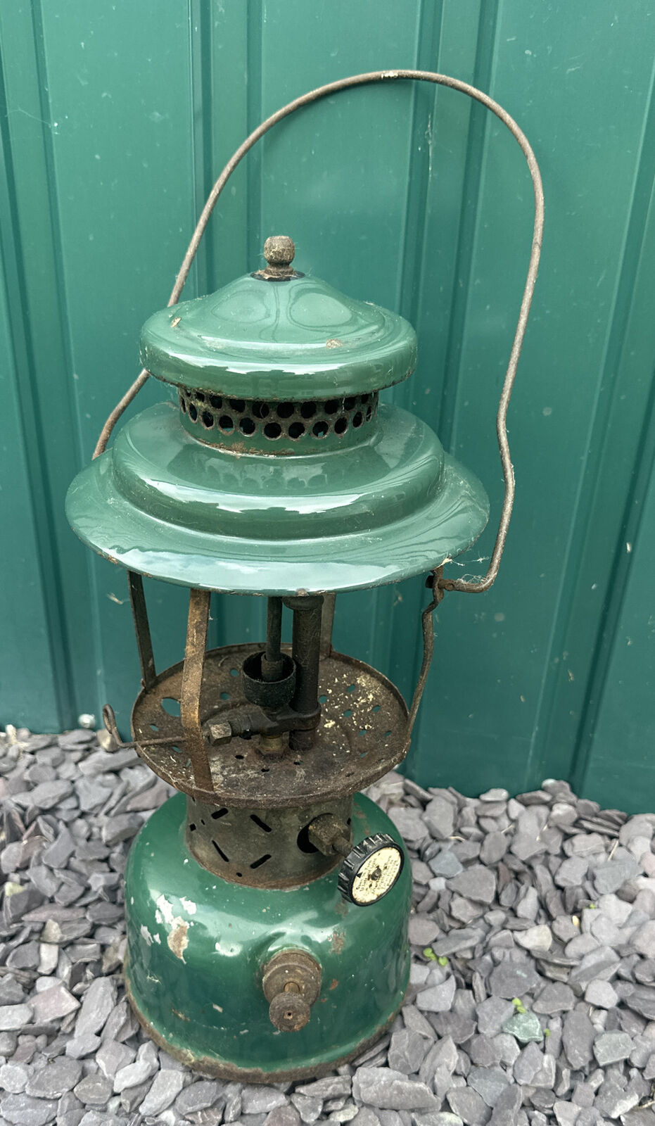 Vintage Rare Old Coleman Kerosene Lantern As Found
