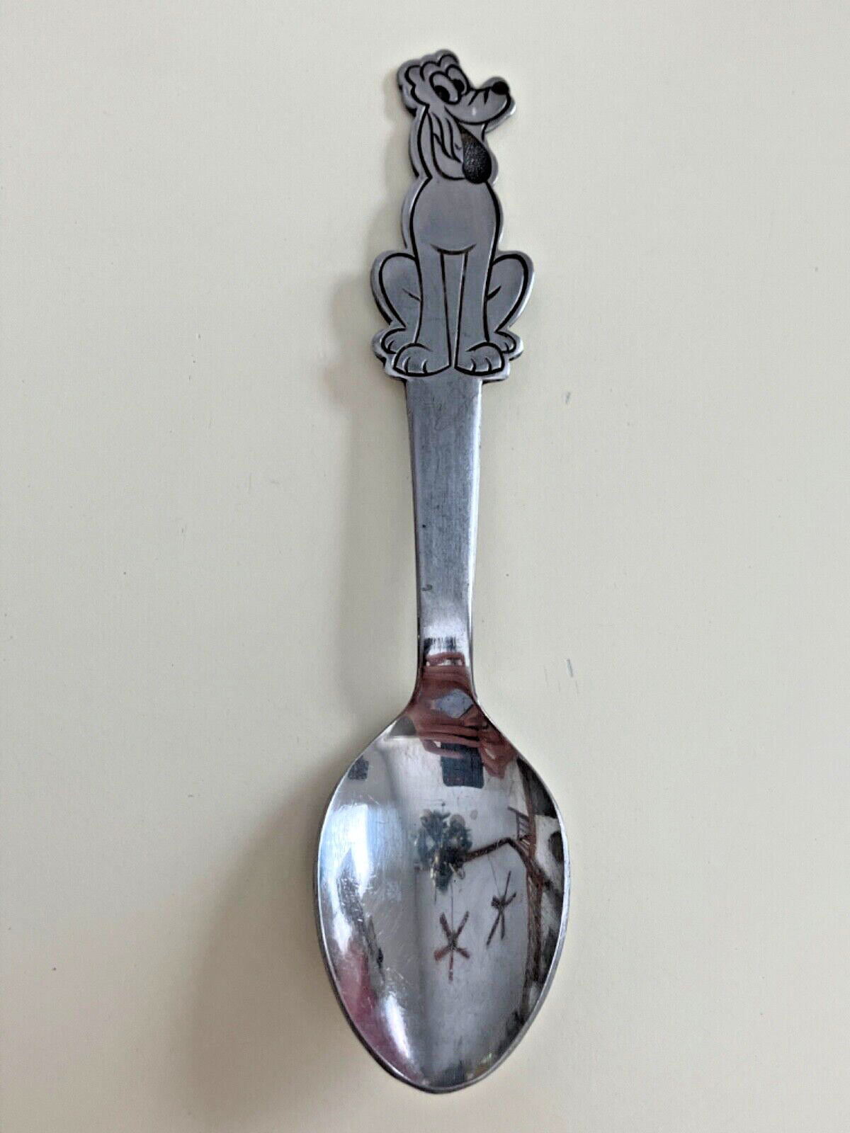 Vintage Walt Disney Pluto Stainless Spoon By Bonny Japan