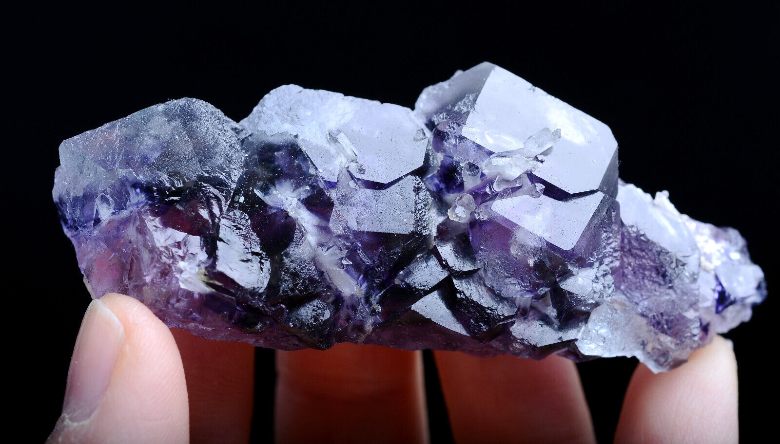 63g Natural Purple FLUORITE & Crystal Mineral Specimen/Inner Mongolia  China