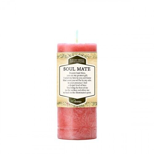 Affirmation Soul Mate Candle Wiccan 