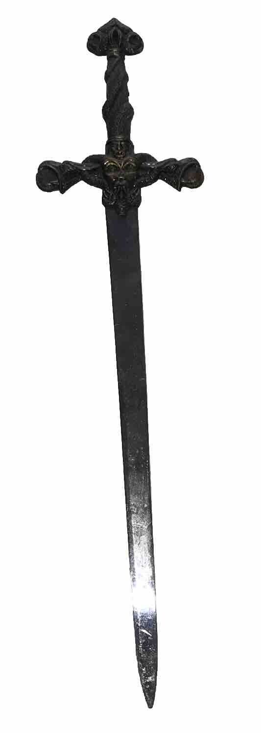 Demon Snake Head Pakistan Double Edge Sword  Antique 11” Rare Find