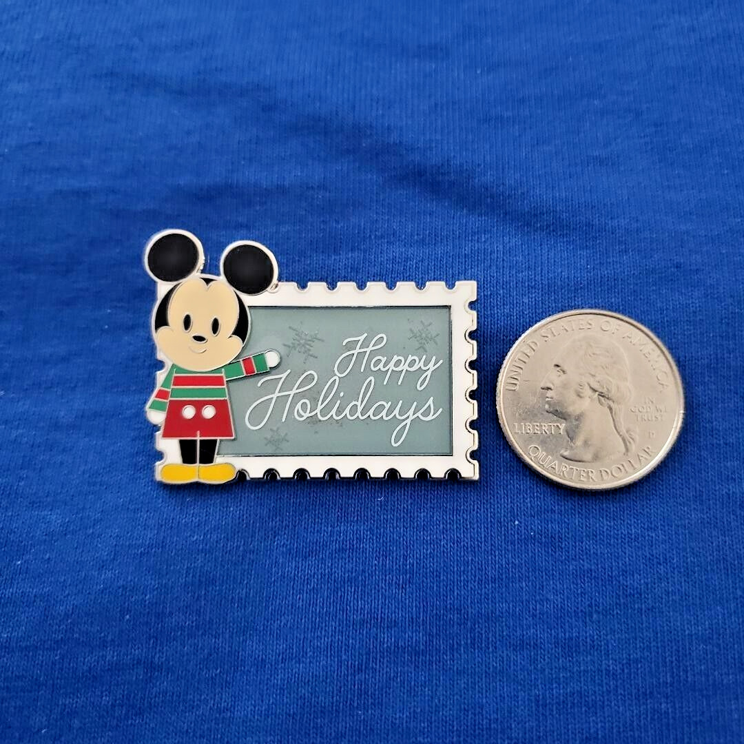 Disney It\'s a Small World Happy Holidays 2023 Mickey Mouse Mystery Pin LR