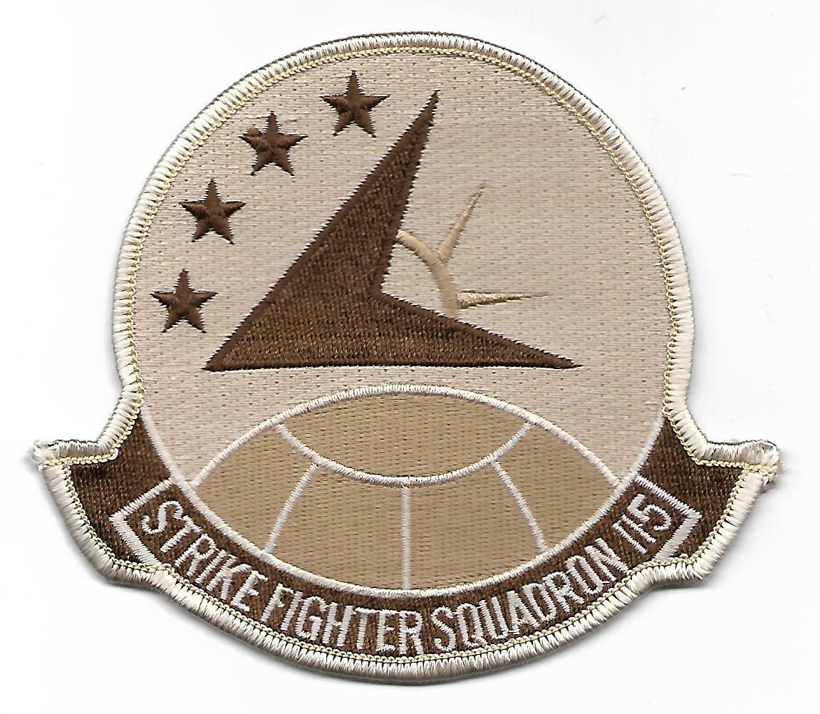 USN VFA-115 EAGLES 4.5 inch desert patch F/A-18 SUPER HORNET STRIKE FIGHTER SQN