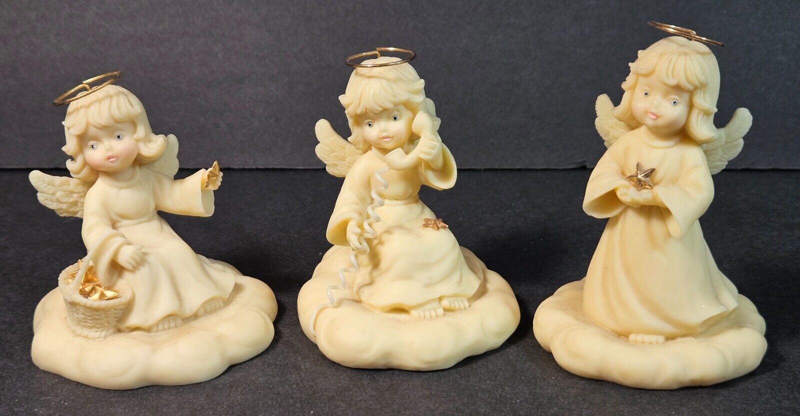 Vintage Studio Collection Tom Rubel Heavenly Angels Figurines Collectible Estate