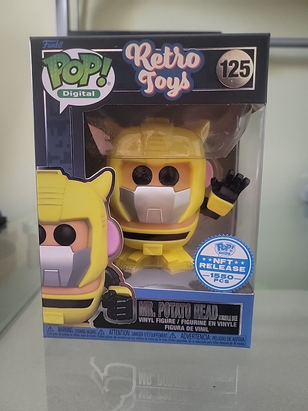 Funko Pop Retro Toys Mr Potato Head Bumblebee 125 LE 1550 In Soft Protector