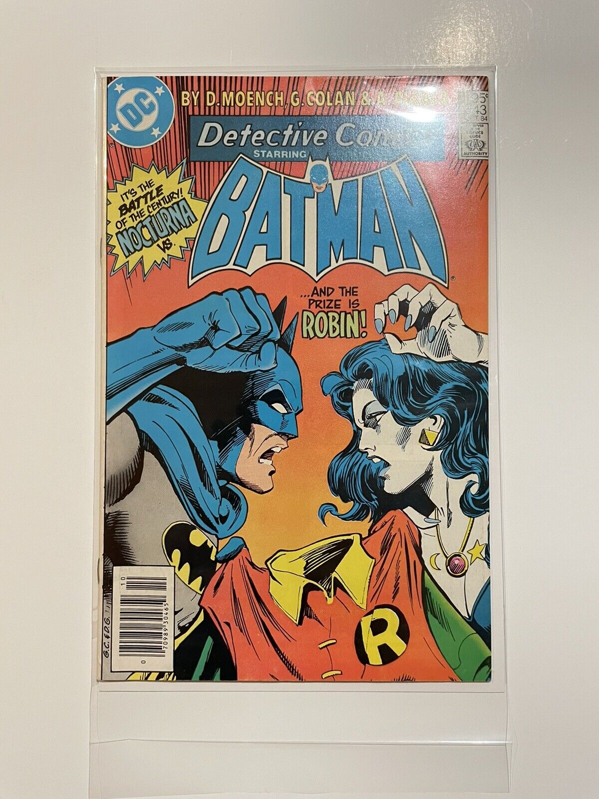 Detective Comics Starring Batman #543 (1984) Newsstand DC Comic Mid Grade