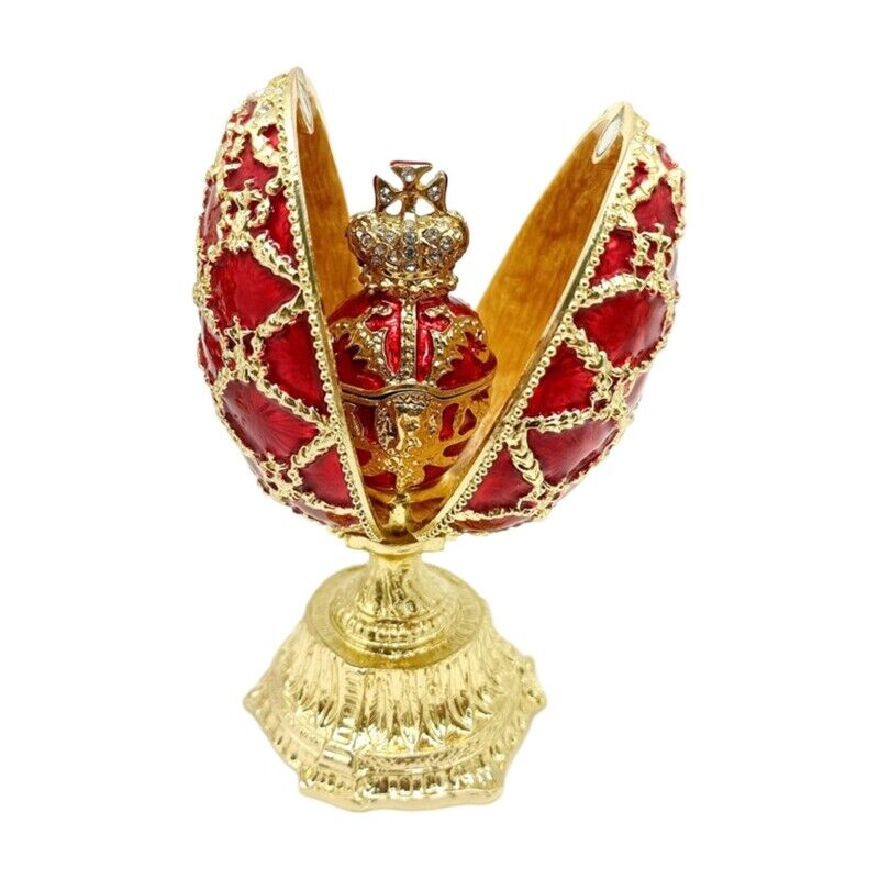 Russian Easter Diamante Ornament Unique Royal Rhinestones