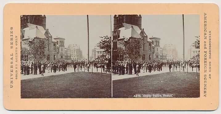 BOSTON SV - Copley Square - American & Foreign Scenery - 1890s