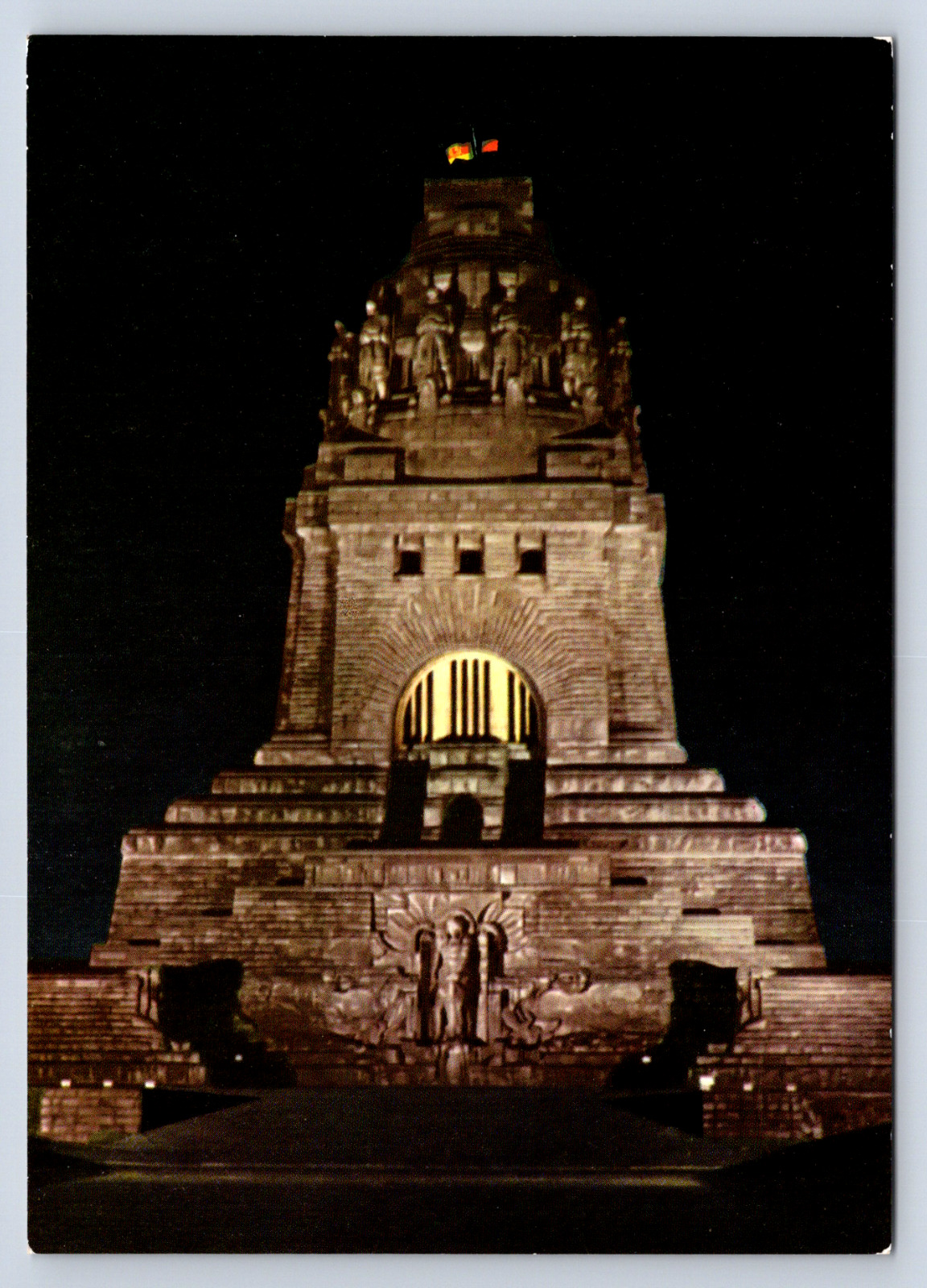 Vintage Postcard Monument to the Battle of the Nations Leipzig, Germany