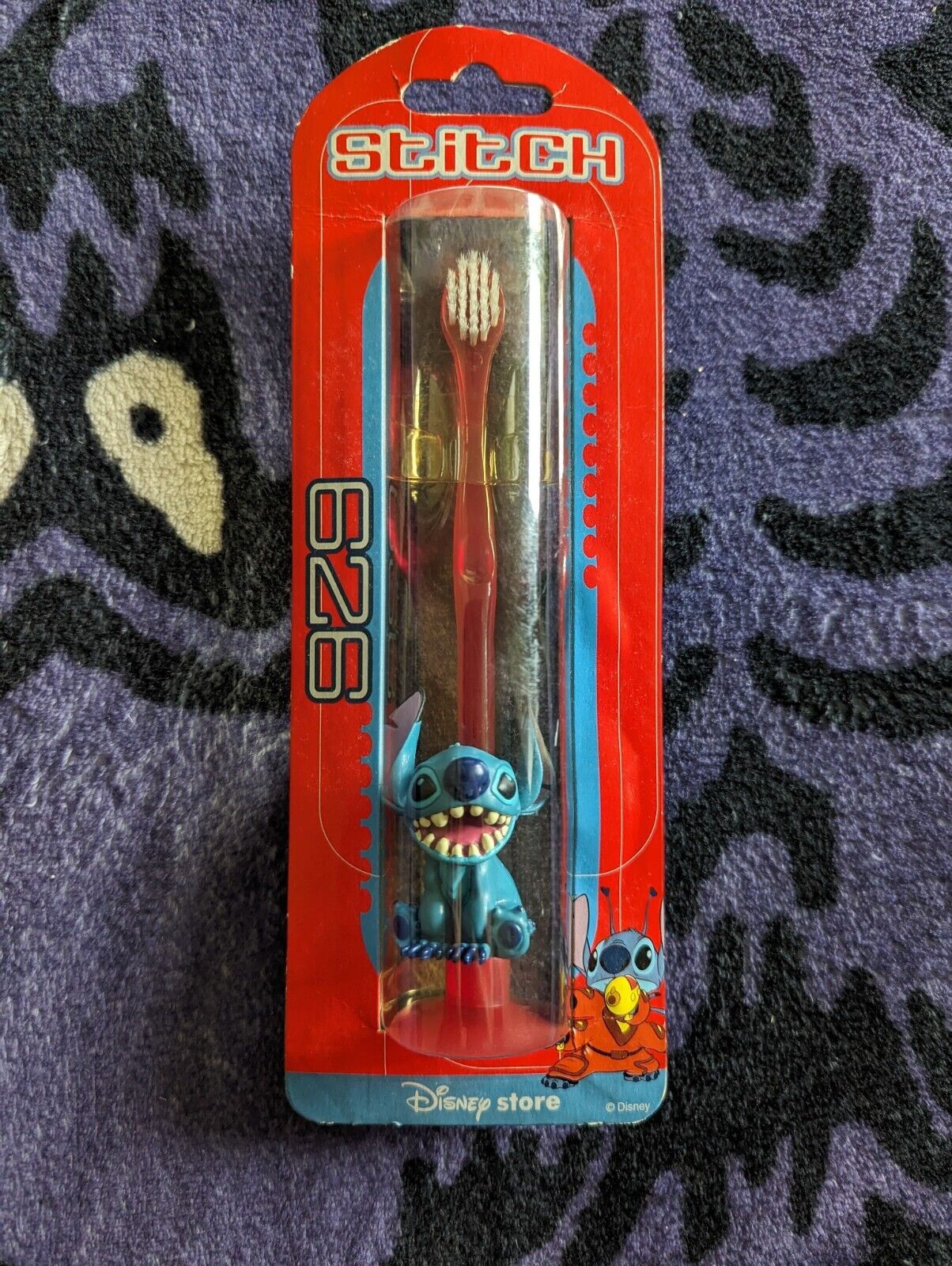 Vintage Disney Store Lilo And Stitch Toothbrush Sealed New Red. Disneyana. RARE
