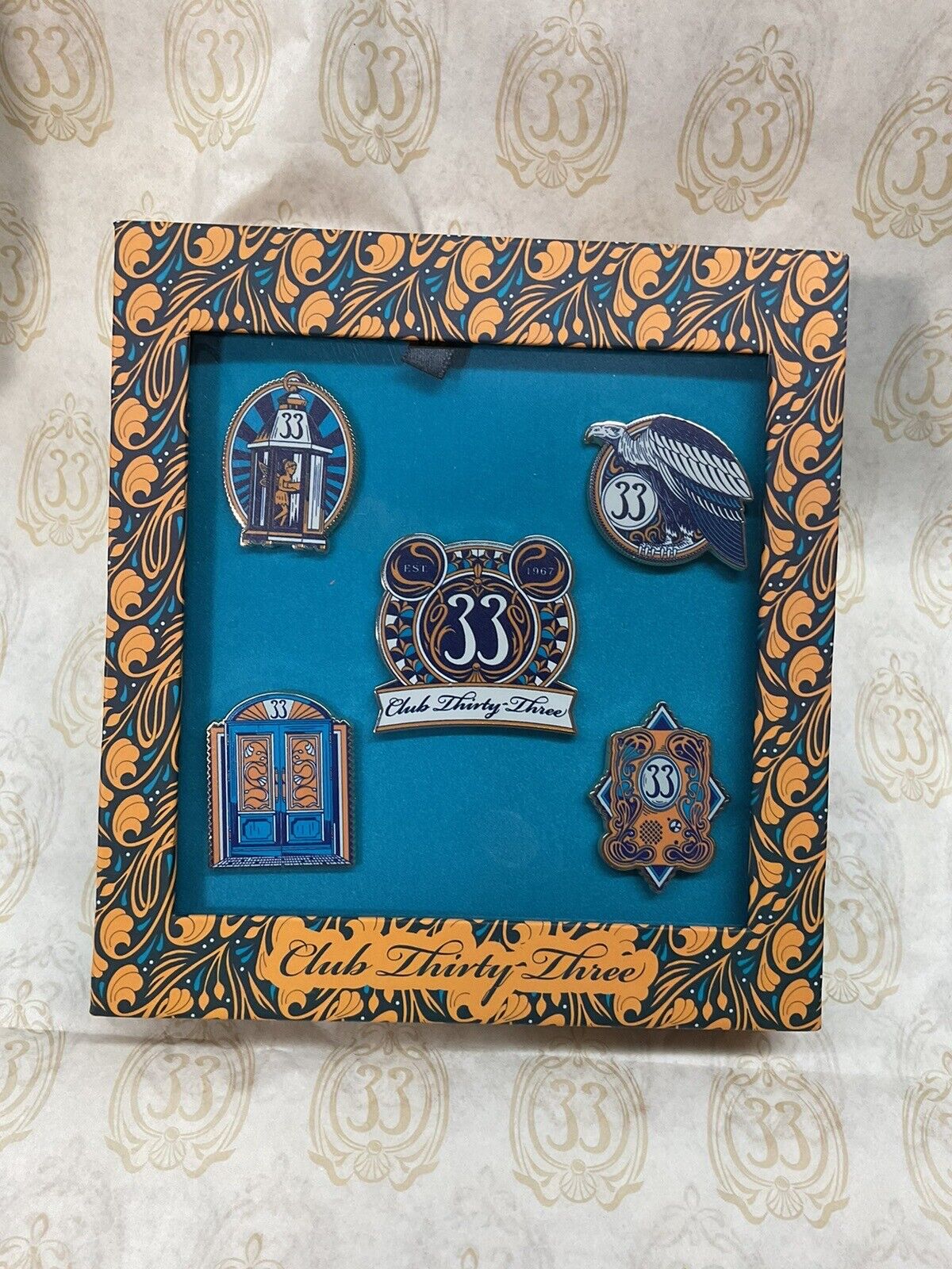 2024 RARE Disneyland Club 33 Alfred Collection Pin Set Limited Edition Of 500