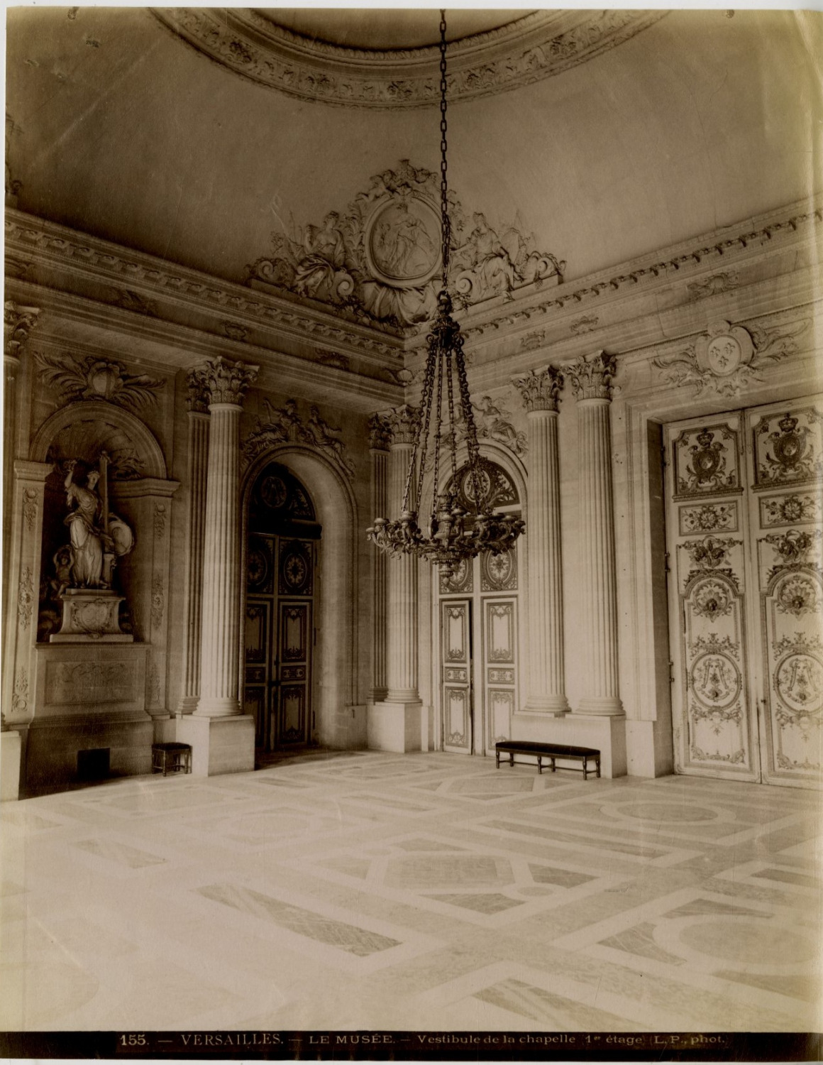 L.P. France, Versailles, the Museum, Chapel Vestibule 1st Floor Vintage a