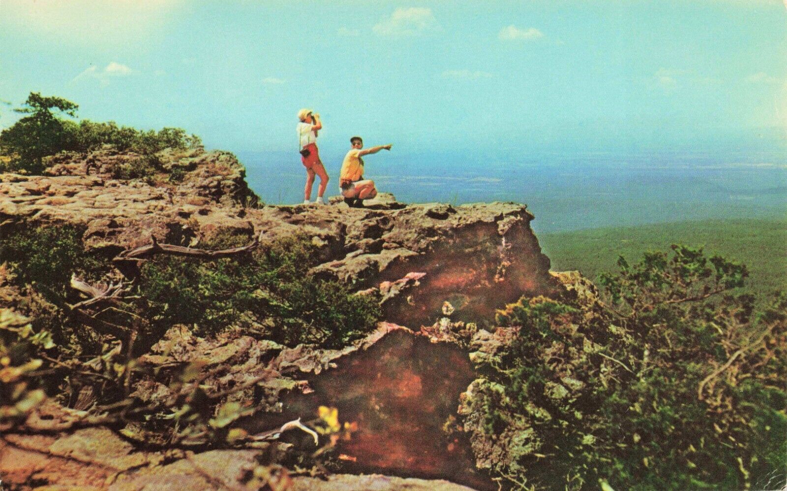 Lovers Leap Mount Magazine Arkansas Vintage Standard Postcard Unposted