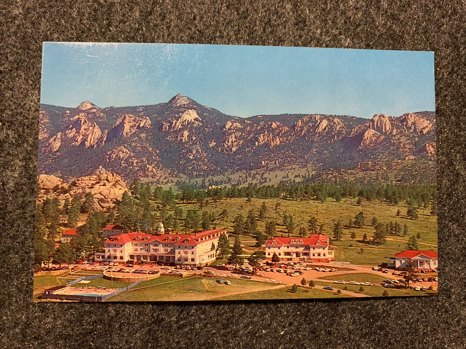 Postcard Stanley Hotel Rocky Mountains Vintage 