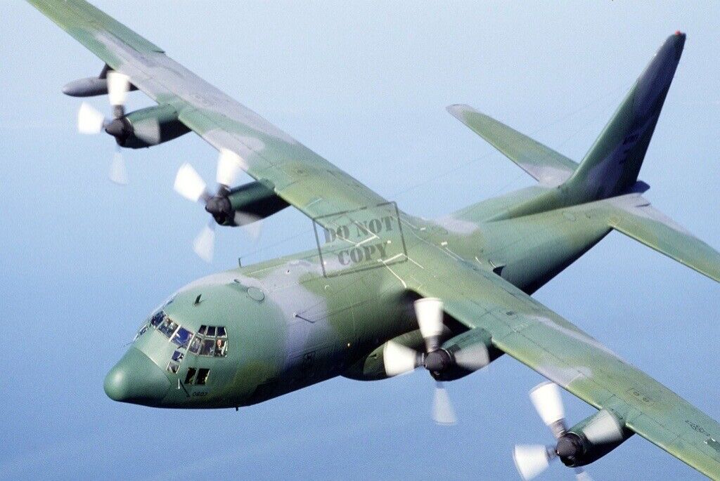 US AIR FORCE USAF C-130 Hercules aircraft 8X12 PHOTOGRAPH