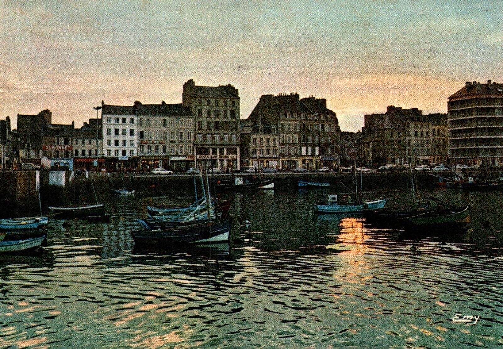 France CHERBOURG Manche L\' Avant Harbor 1970  Postcard 6x4