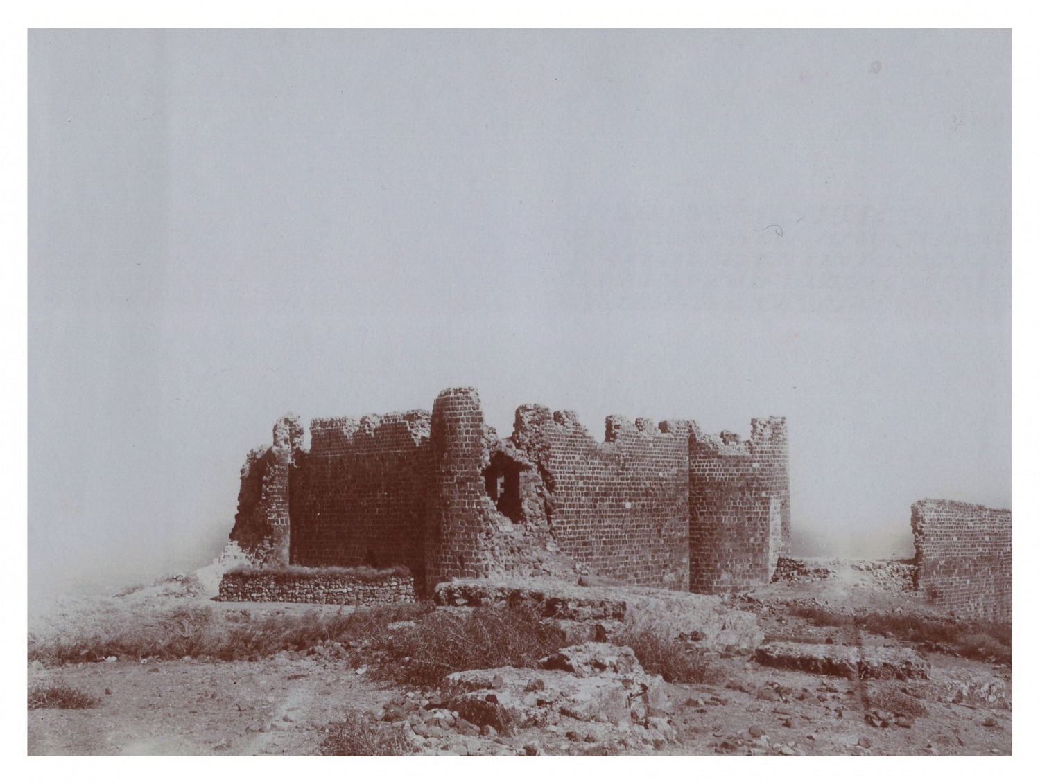 Palestine, Tiberias, View of a Building, Vintage Print, circa 1900 Print v
