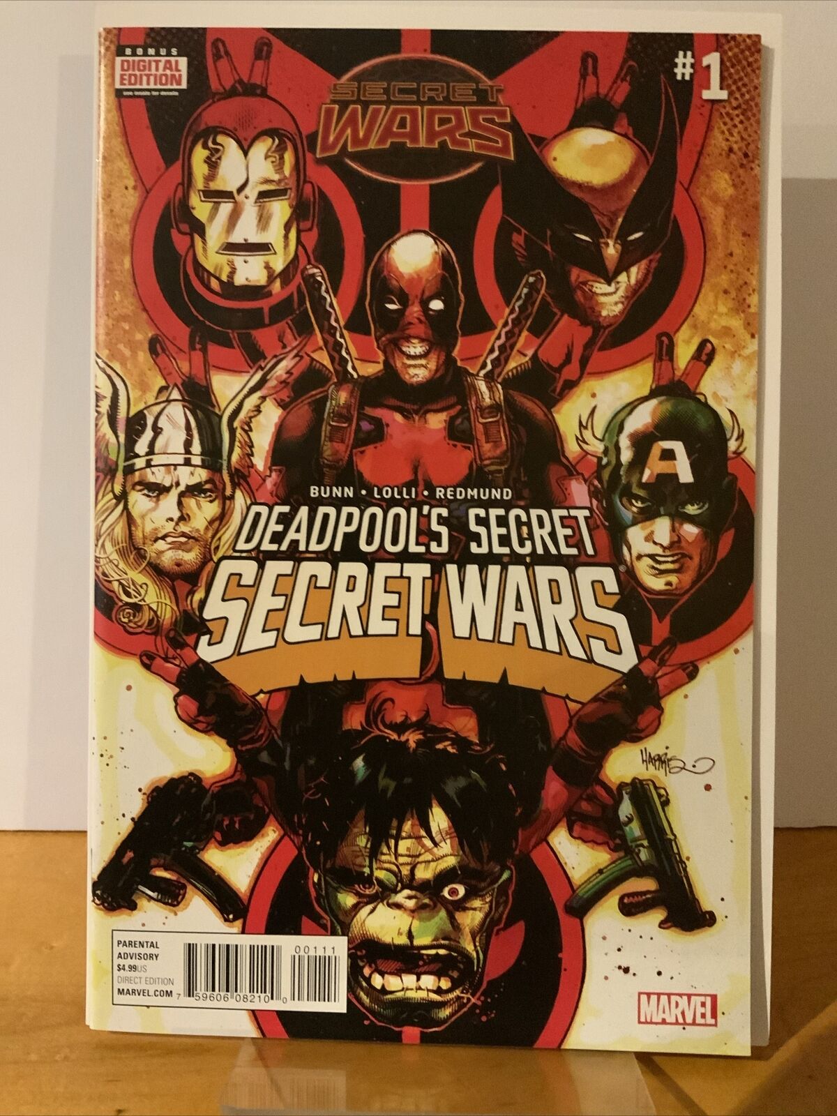 Deadpool\'s Secret Wars #1 (2015) Marvel Comics Deadpool 3 Movie 1st Print NM