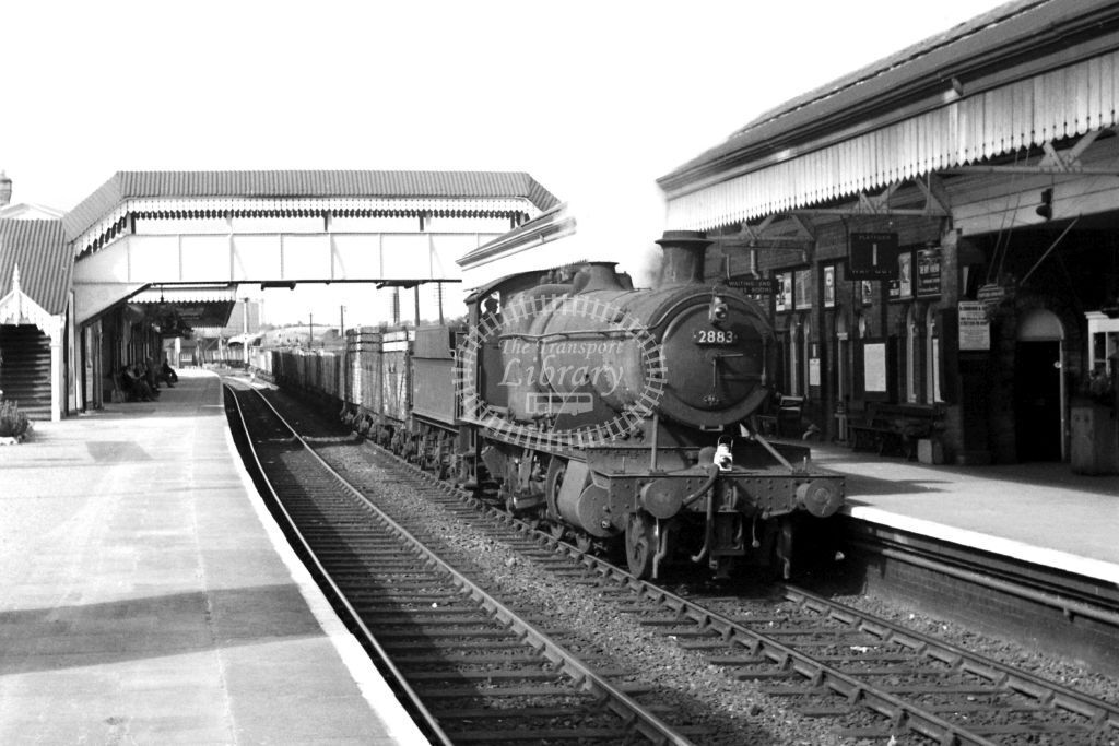 PHOTO BR British Railways Steam Locomotive 2800 2883 Stratford-upon-Avon 1958