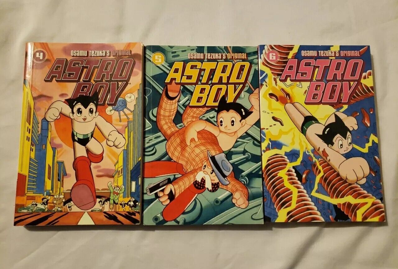 Astro Boy by Osamu Tezuka, Mini-Paperback Set of Issues 4, 5, 6