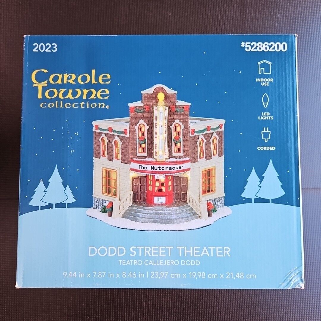 Carole Towne Dodd Street Theater LED Lights Christmas 2023 Brand New