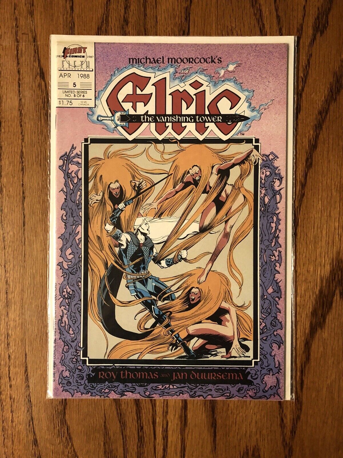 Elric The Vanishing Tower (1986) #5 - Michael Moorcock - VG Condition