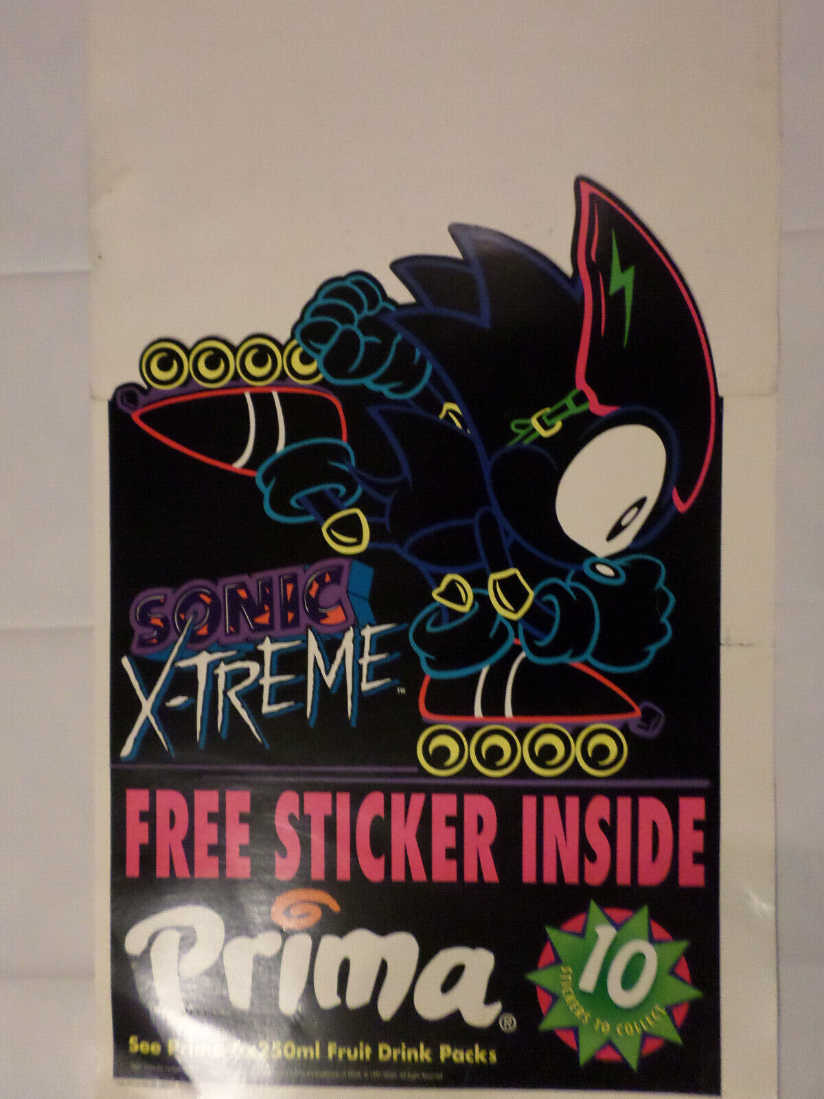 Sonic X-treme Super Rare Memorabilia - Advertising \
