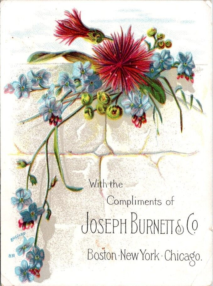 Joseph Burnett Flavoring Extracts Boston MA New York Chicago Flowers Walls JPV2