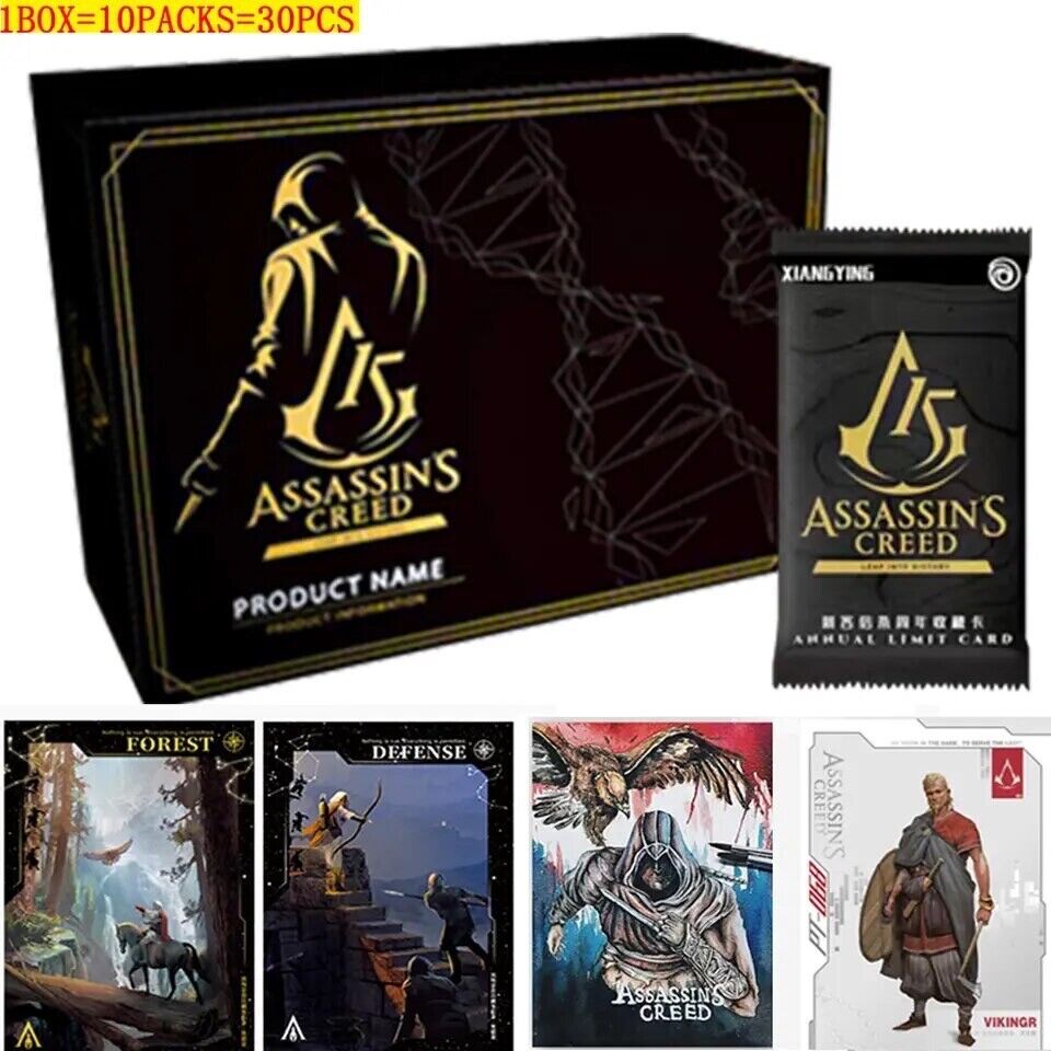 Assassin's Creed Trading Cards Ubisoft Premium Hobby Box Sealed New