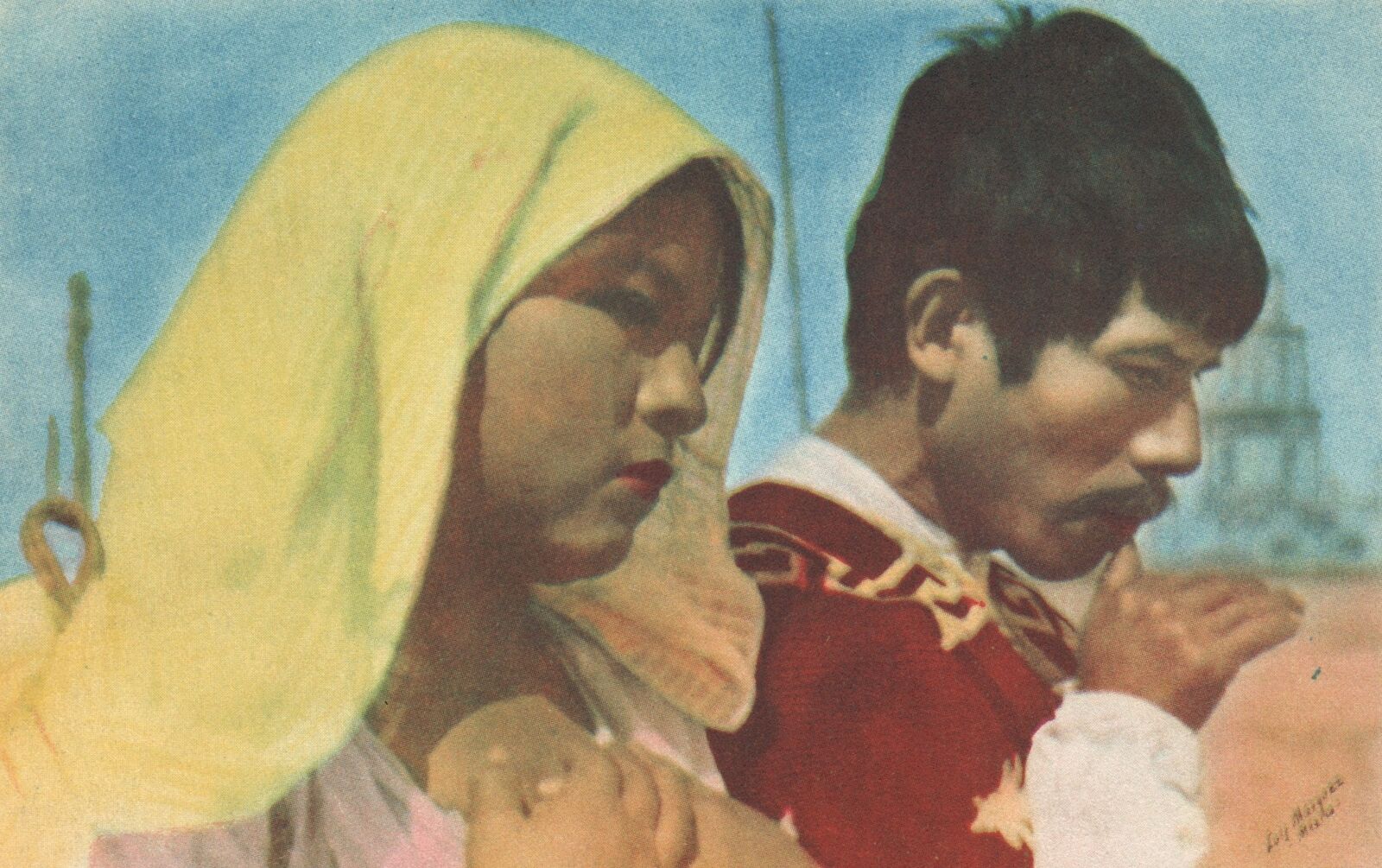 Vintage Postcard Unspoiled Faith Otomi Types Mexico Photo By Luis Marquez