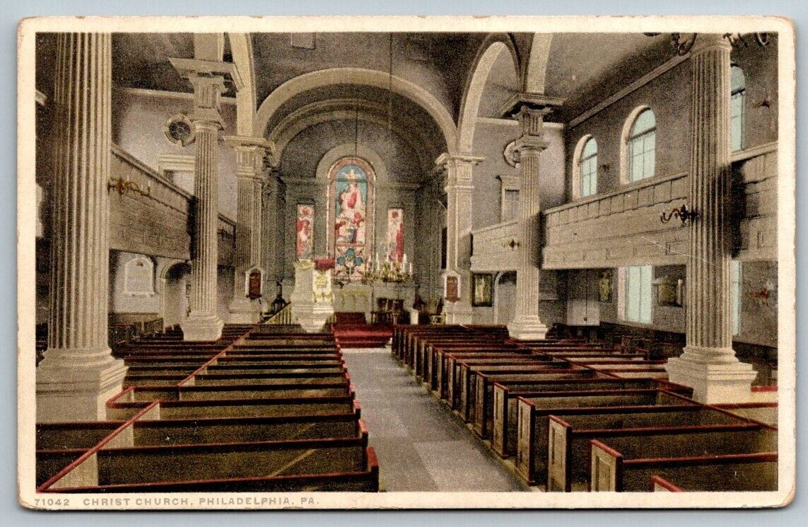 Christ Church  Philadelphia  Pennsylvania   Postcard  c1910