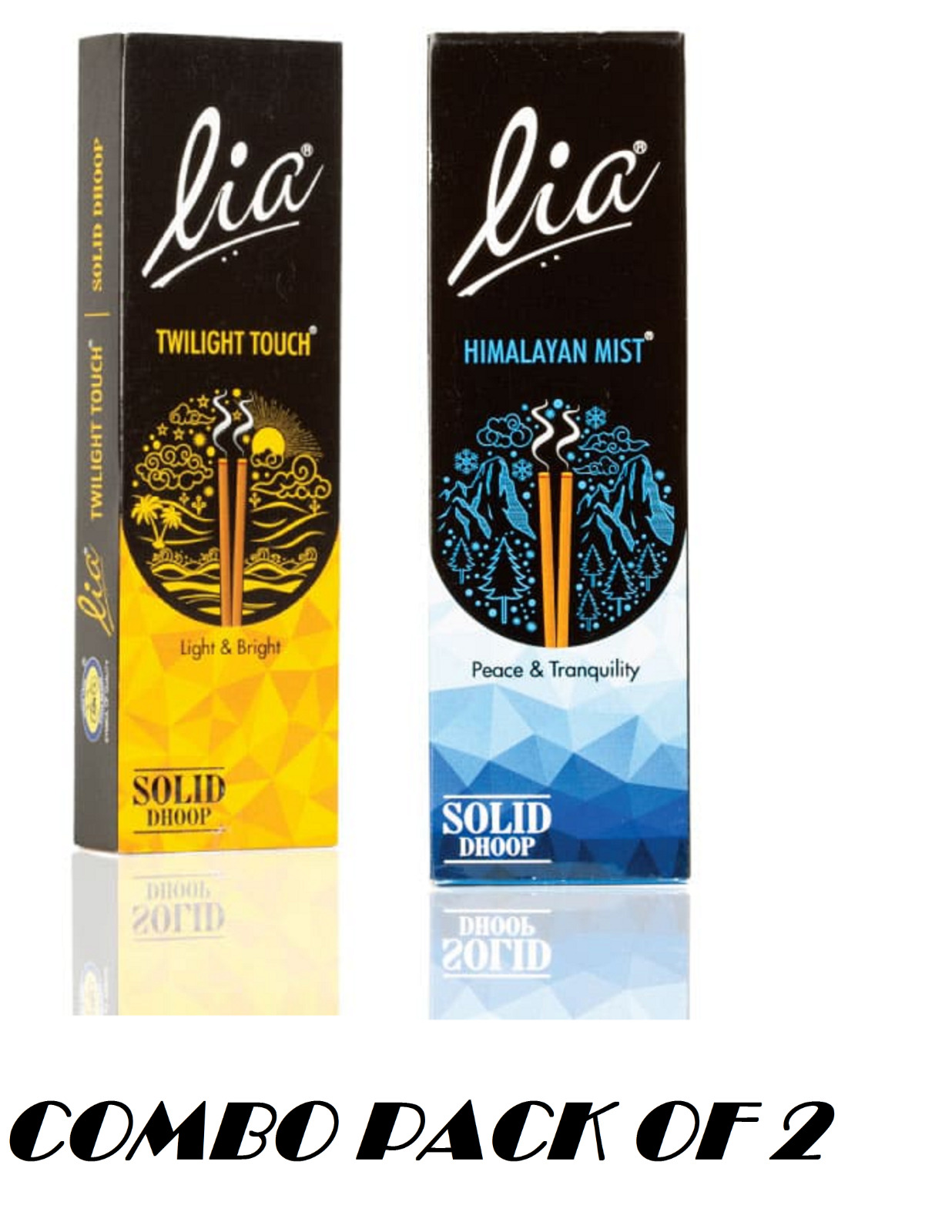 cycle brand lia Solid Dhoop Sticks Twilight Touch & Himalayan Mist  Dhoop Sticks