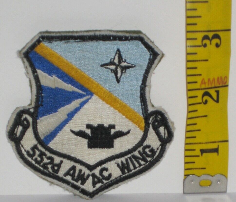 USAF Patch #153A - 552d AWAC Wing Tinker AFB, Oklahoma