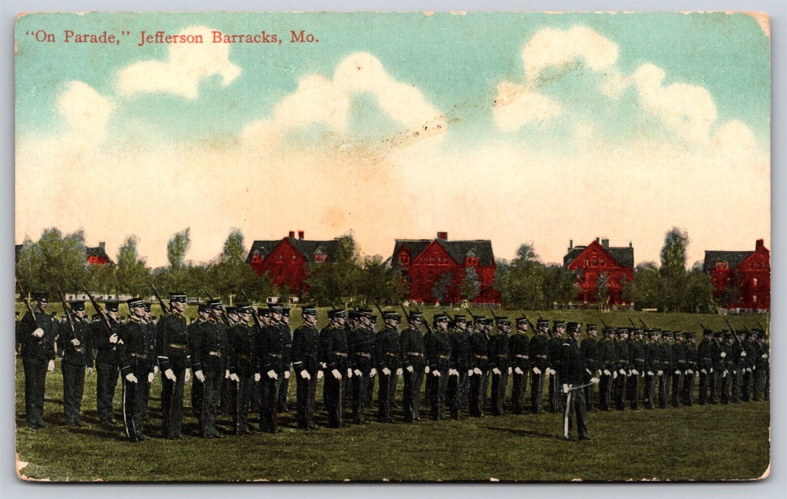 Postcard On Parade, Jefferson Barracks Missouri O65