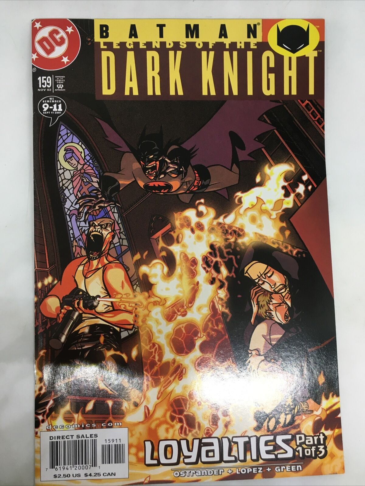 BATMAN LEGENDS OF THE DARK KNIGHT #159 FIRST PRINT DC COMICS (2002) LOYALTIES