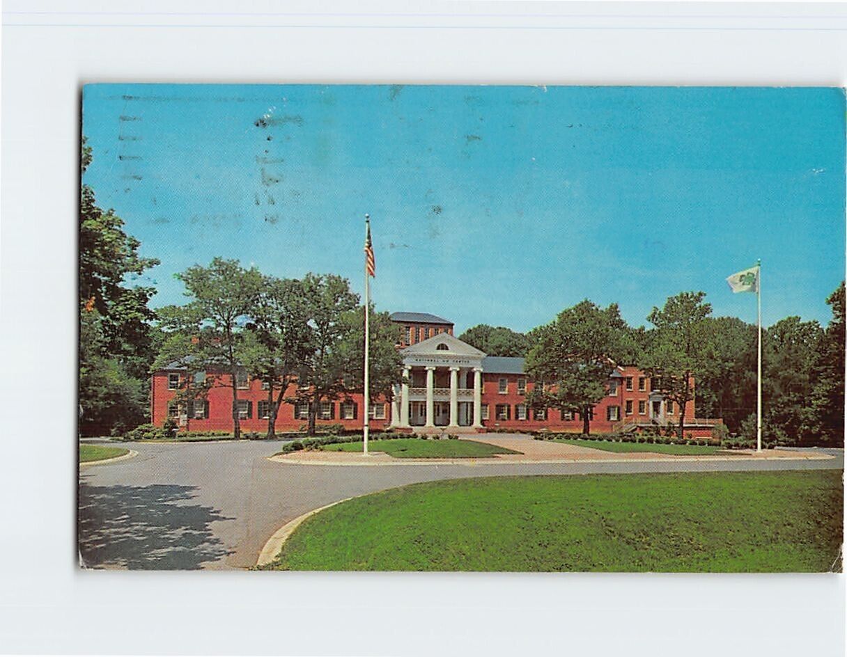 Postcard Smith Hall of the National 4-H Center Washington DC