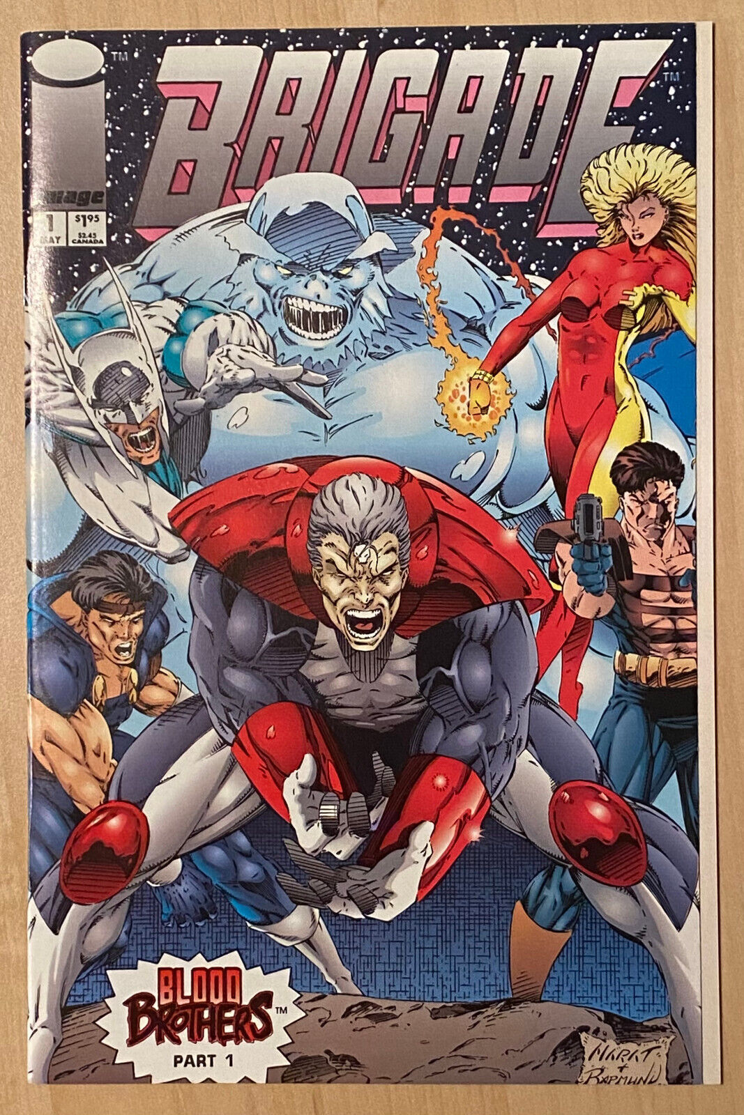 Brigade #1 (Blood Brothers Part 1) Image Comics 1993 Comic Book