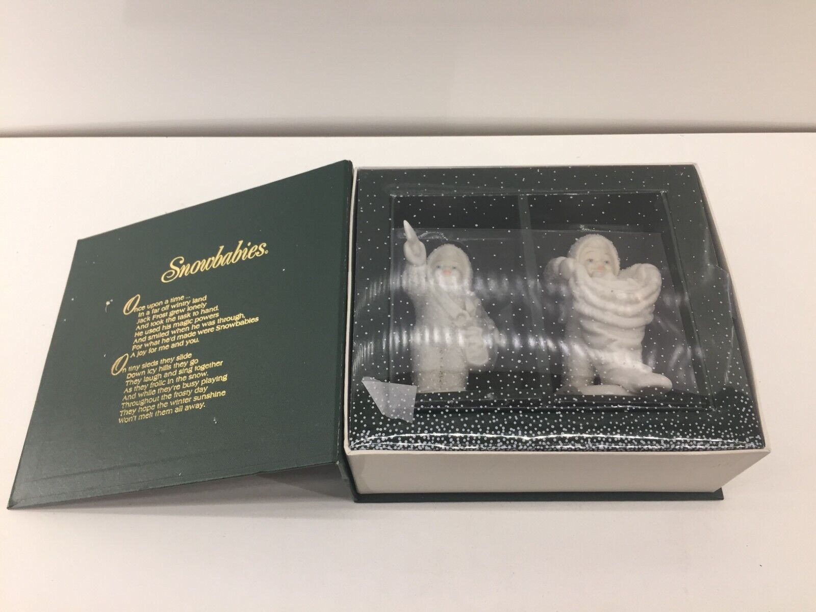 1996 Dept 56 Snowbabies “With Hugs and Kisses\