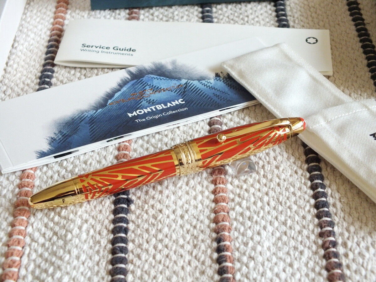 Montblanc 100th The Origin Collection Solitaire LeGrand Coral 146 Fountain Pen