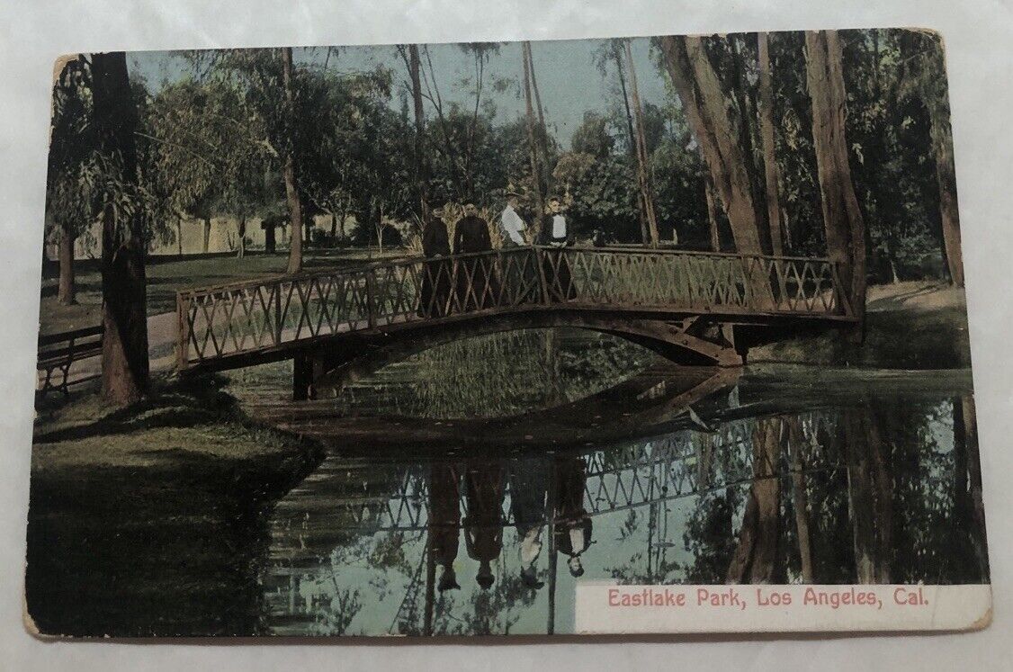 Eastlake Park, Los Angeles, California. Postcard (M2)