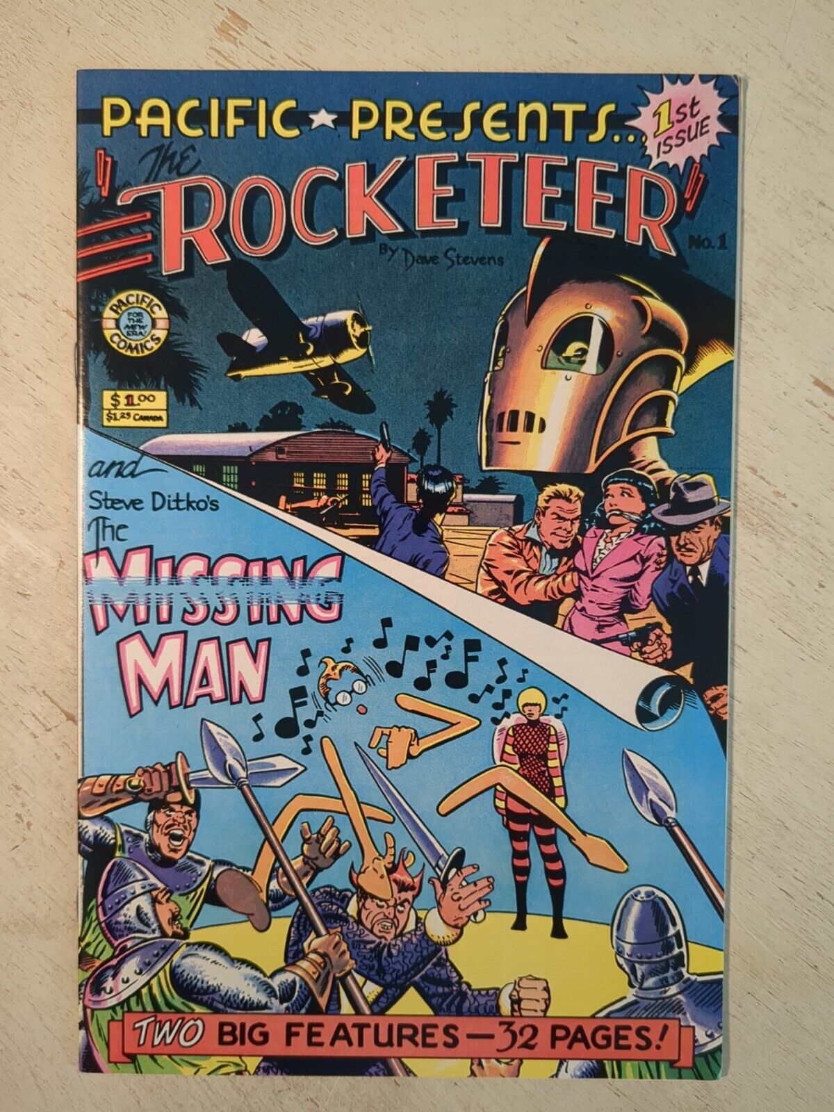 Pacific Presents #1 Pacific Comics 1982 Dave Stevens Rocketeer SHIPS FREE