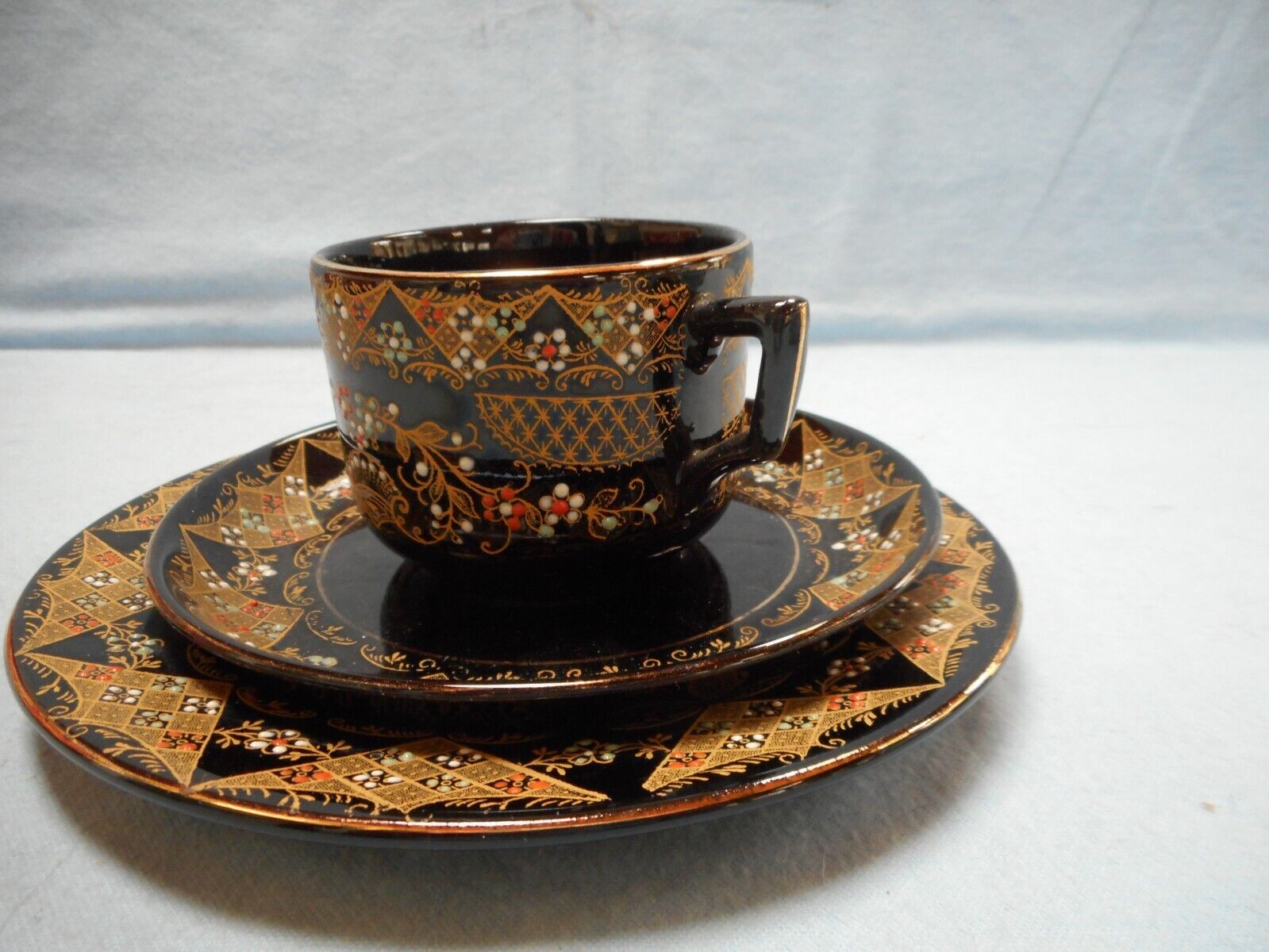 Gibson & Sons Art Deco Cup & Saucer, Plate