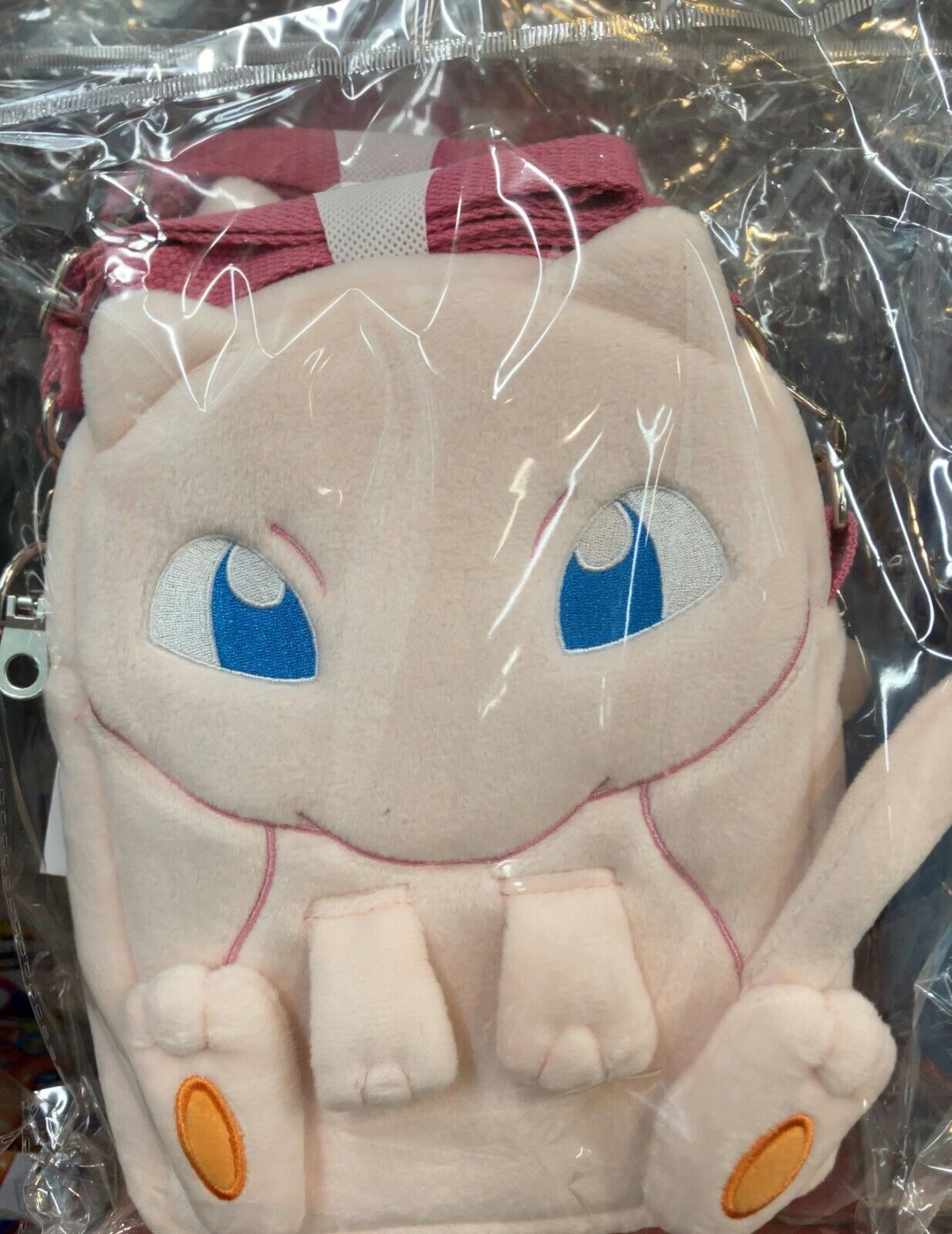 Pokemon Plush Pochette Shoulder Bag Mew Pocket Monster Character NEW Japan