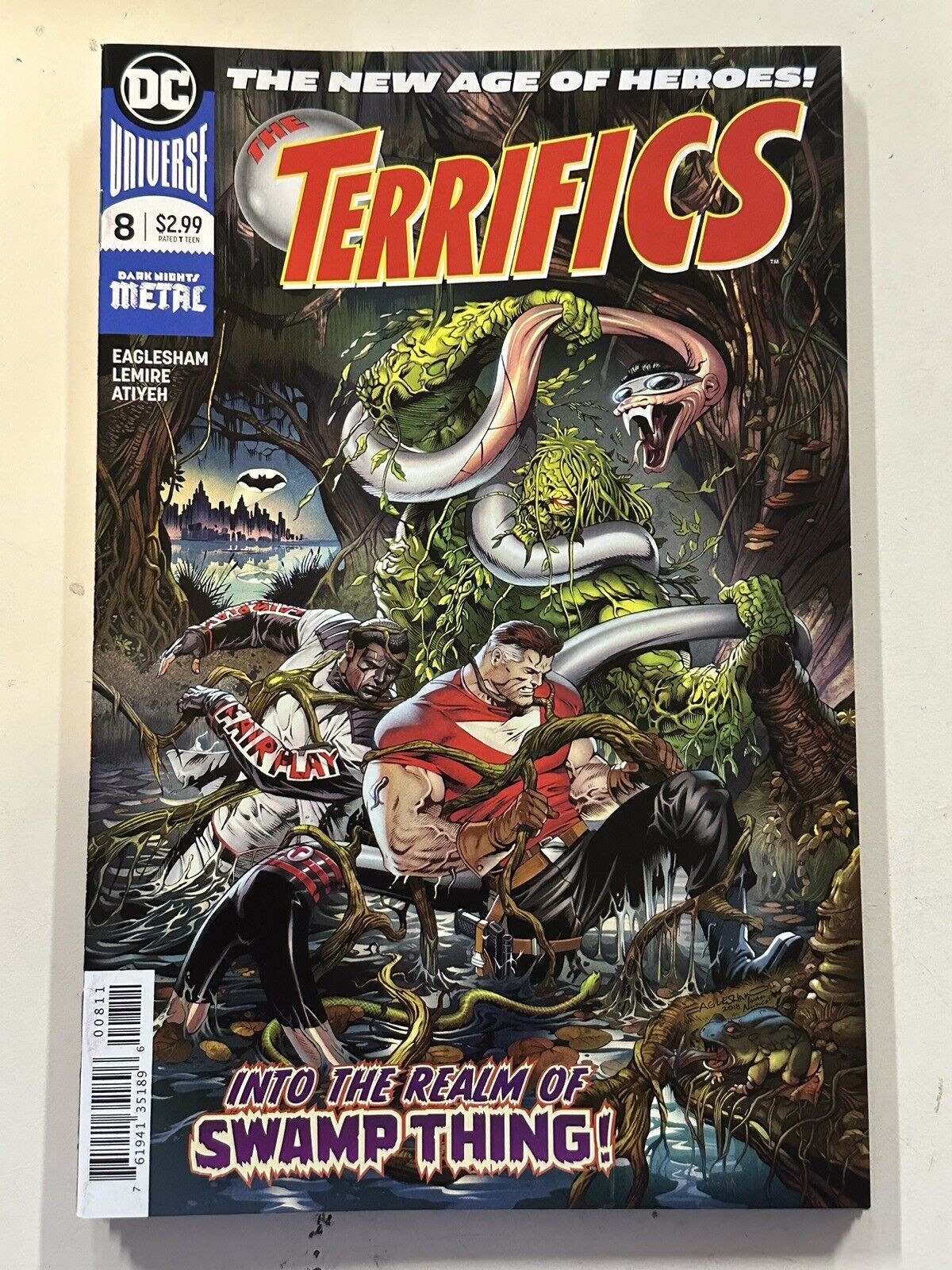 The Terrifics #8 Bagged & Boarded James Gunn DC Comics 2018 DCU 🐶