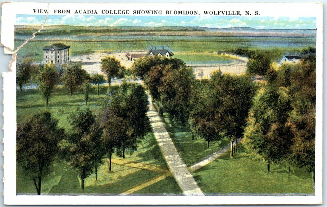 View from Acadia College Showing Blomidon - Wolfville, Nova Scotia, Canada