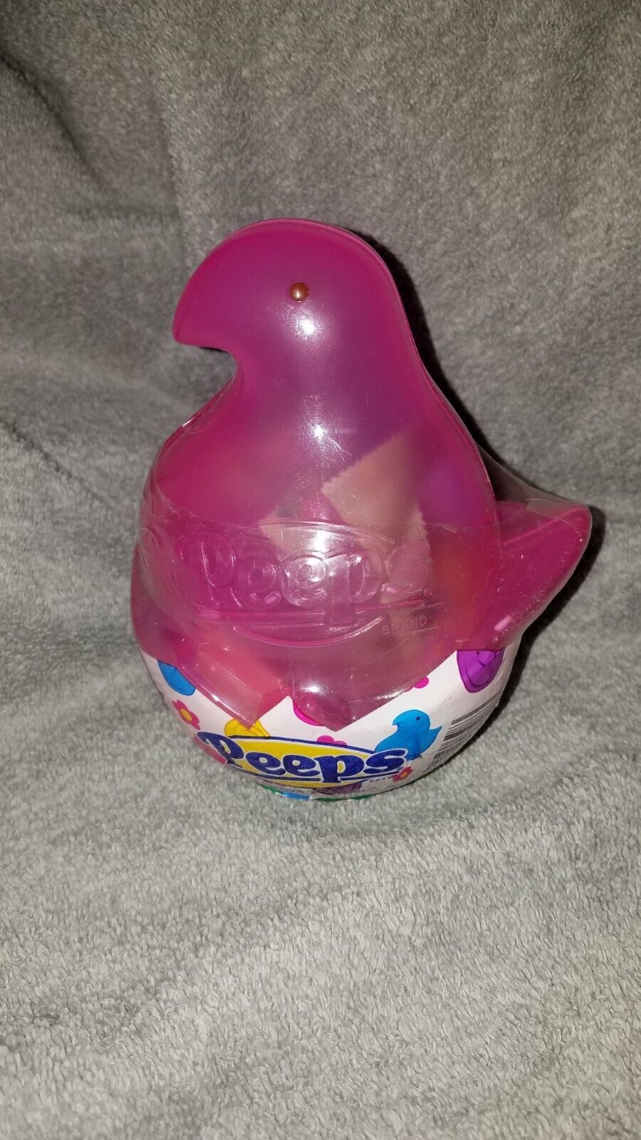 VTG 2007 Peeps Pink Snap Together Plastic Chick w/ Candy& Stickers New 