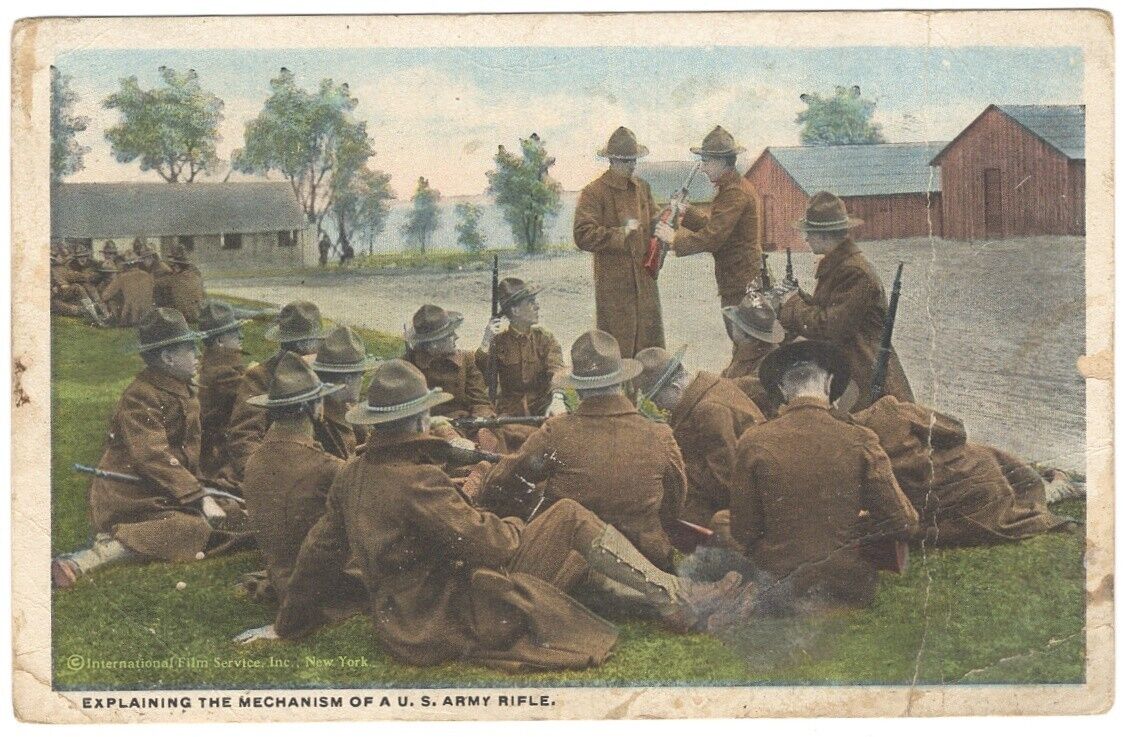 Vintage Postcard, U.S. Army, WWI