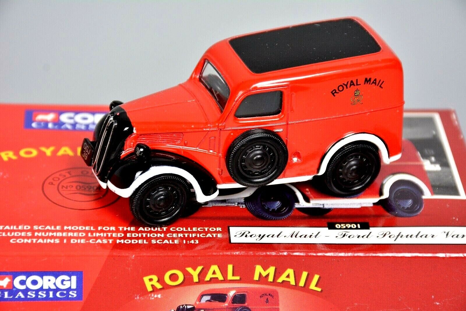 R&L Diecast: Corgi 05901 Ford Pop Popular Van Royal Mail, Limited Edition 1/43