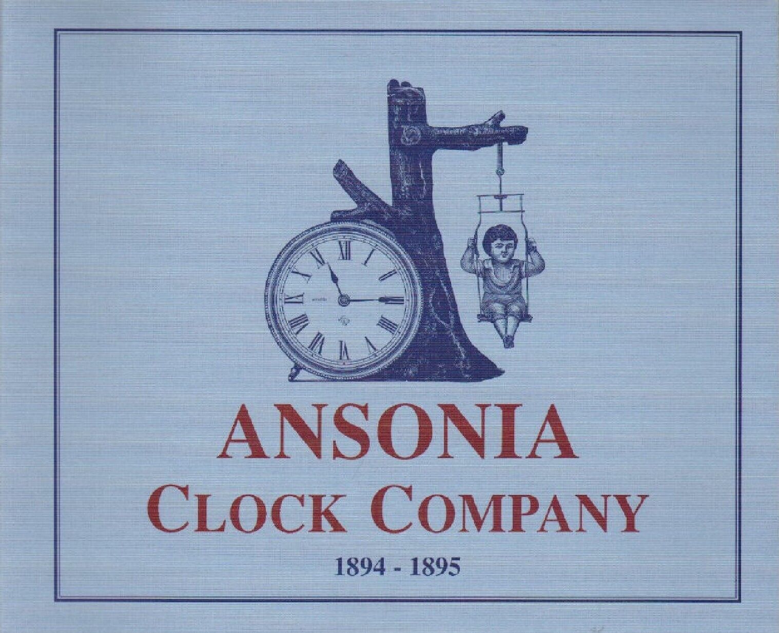 Ansonia Clock Co. 1894 - 1895 Catalog, New Copy, 